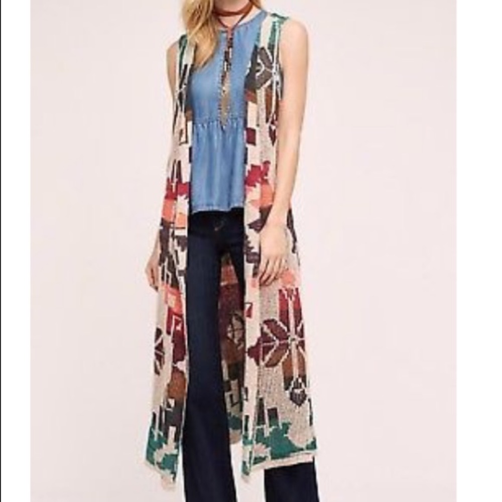 Anthropologie Cecilia Prado Knit Cardigan szMedium